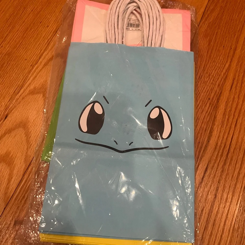 Pokemon Party Favor 32 Bags with 24 Stickers sets birthday